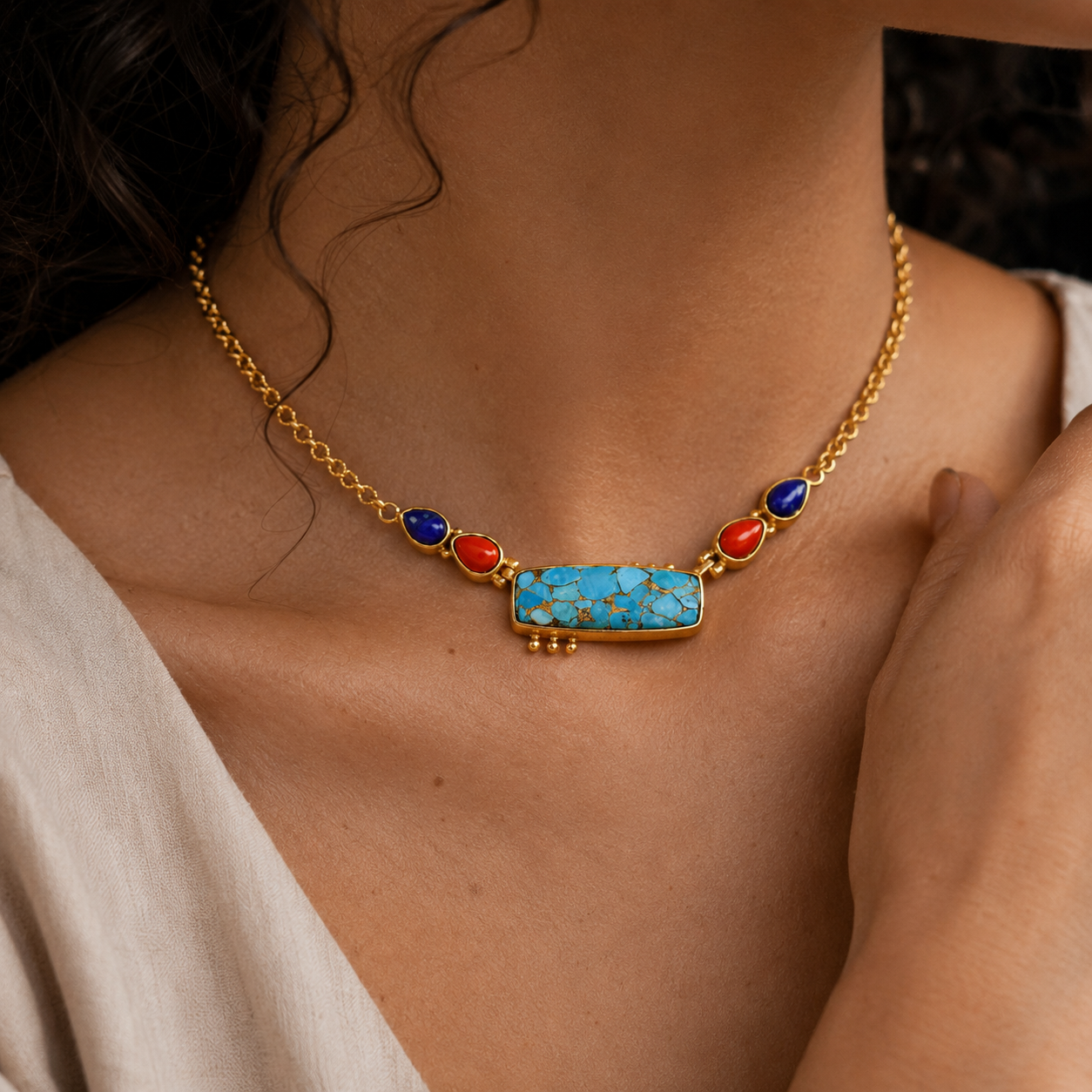 Aegean Bar Necklace
