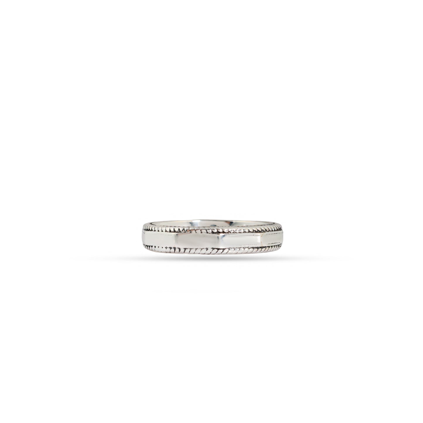Braided Hexa 92.5 Sterling Silver Men’s Band