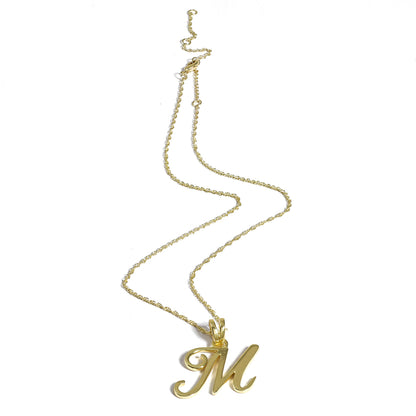 Reflective Alphabet Necklace
