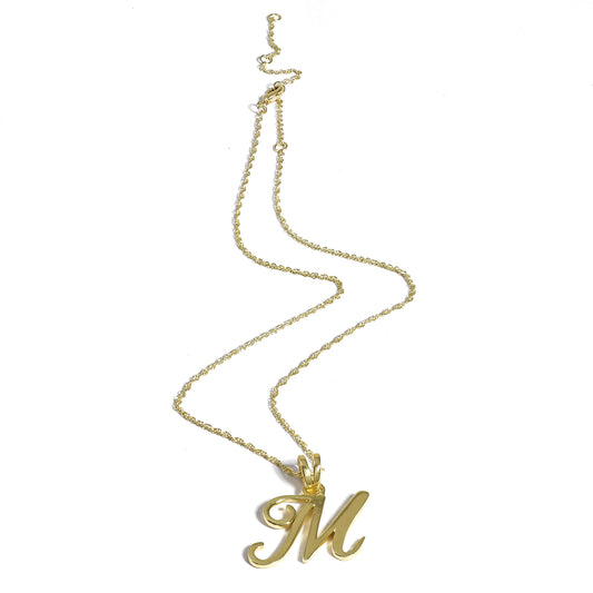 Reflective Alphabet Necklace