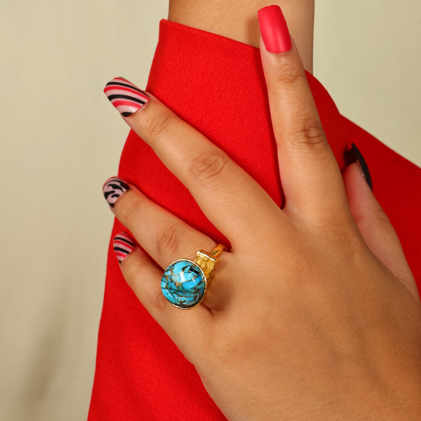 Pushkar Turquoise Ring
