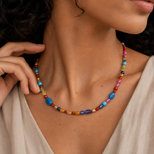 Mosaic Village Necklace