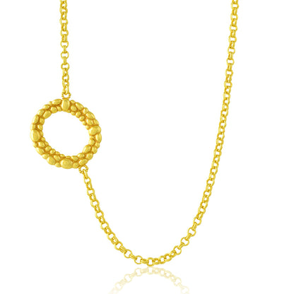 Initial Chain Monogram Necklace