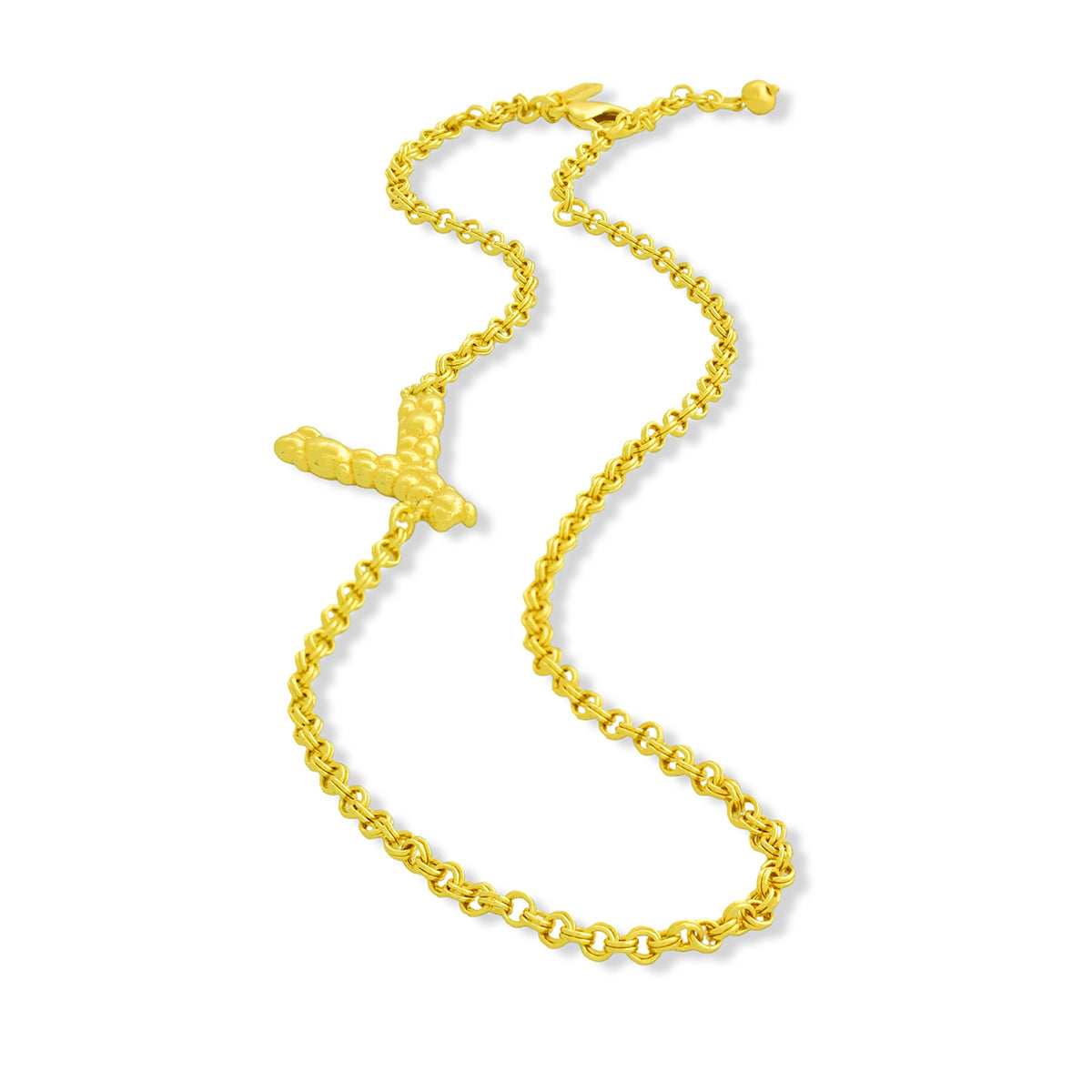 Initial Chain Monogram Necklace