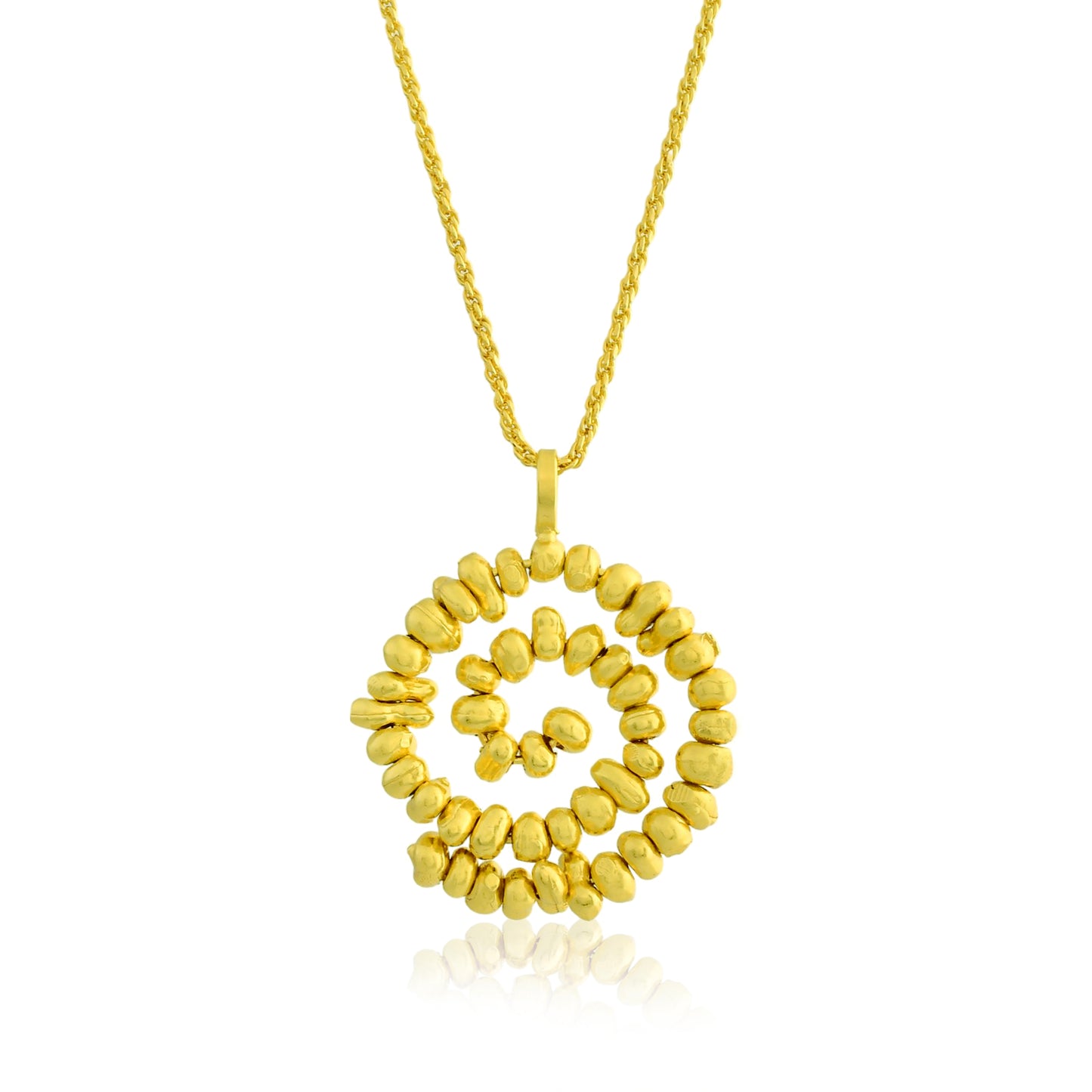 Molten Dance of Flames Necklace