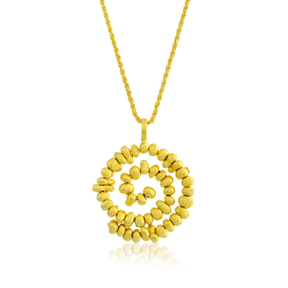 Molten Dance of Flames Necklace