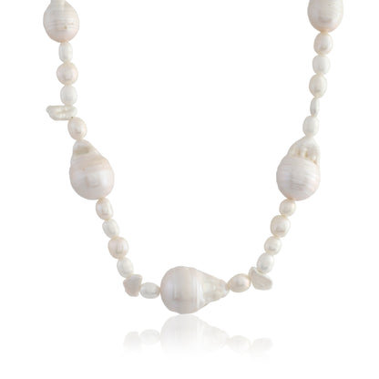 Pearl Nebula Cloud Necklace