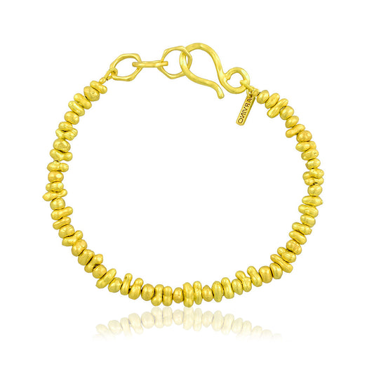 Molten Amorphous Bead Bracelet