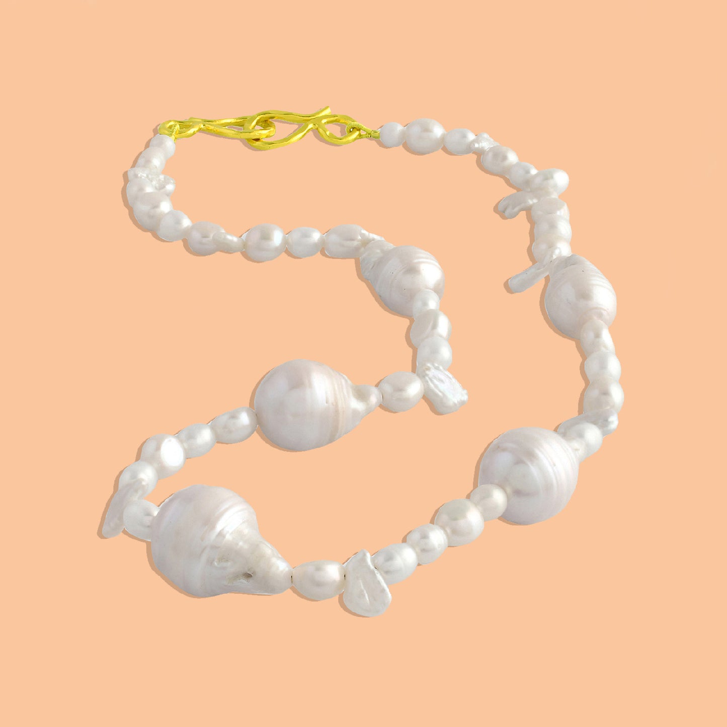 Pearl Nebula Cloud Necklace