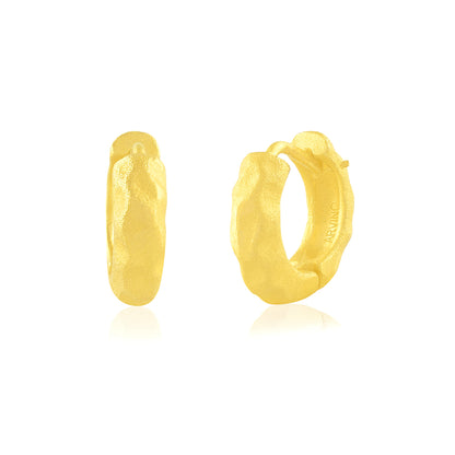 Speckled Huggie Earrings
