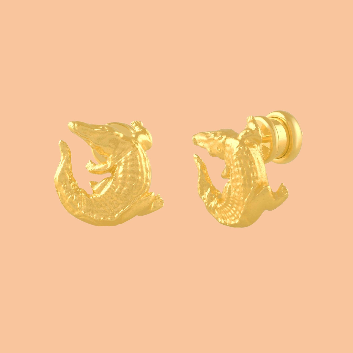 Miniature Alligator Studs