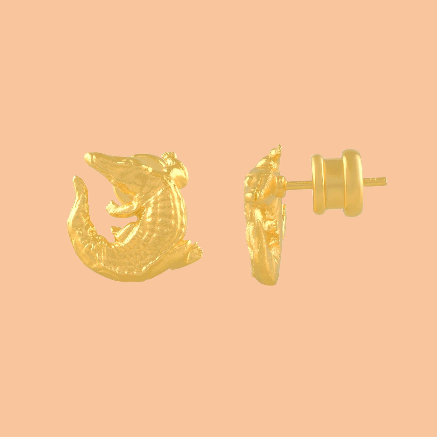 Miniature Alligator Studs