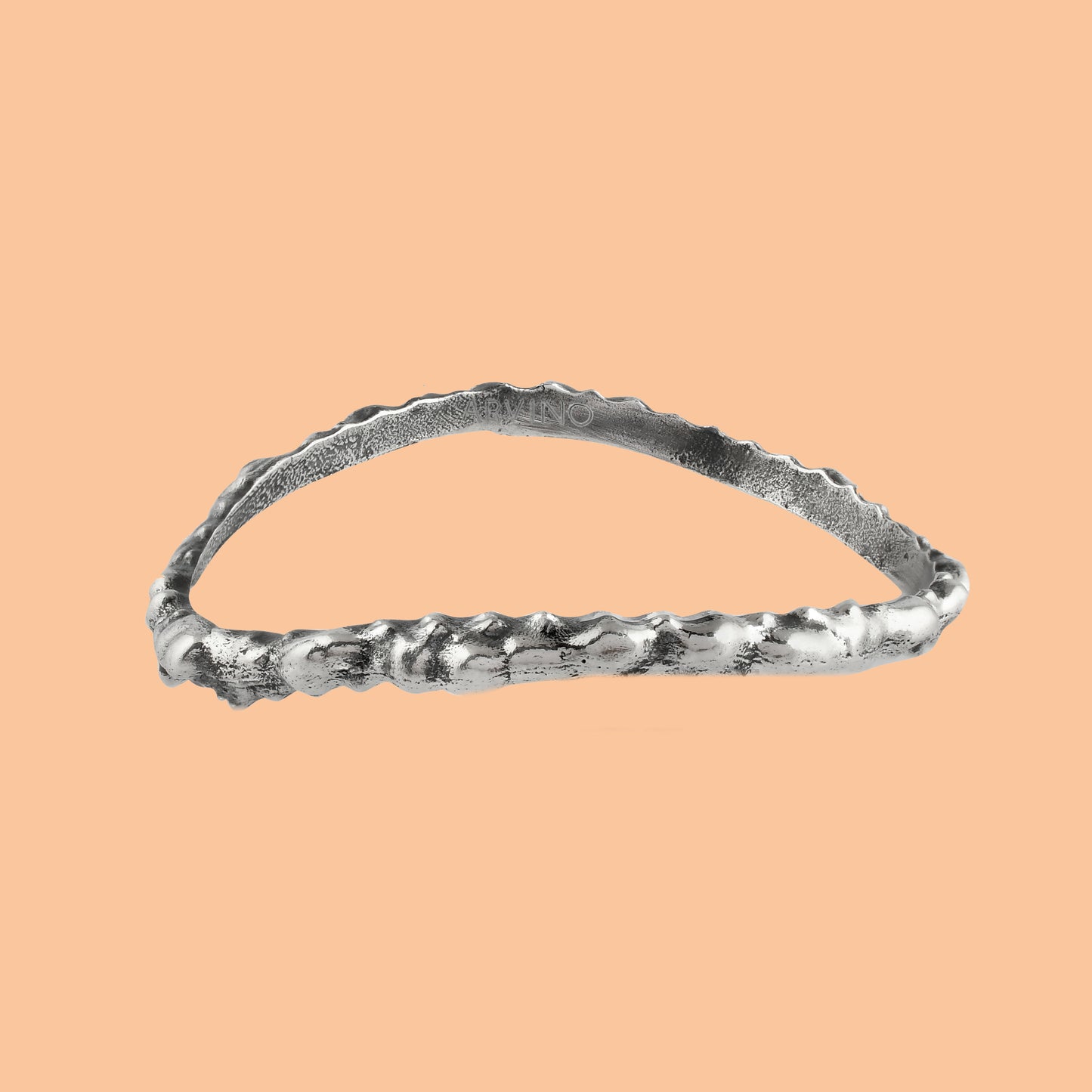 Rocky Outmodeled Bangle Oxidised