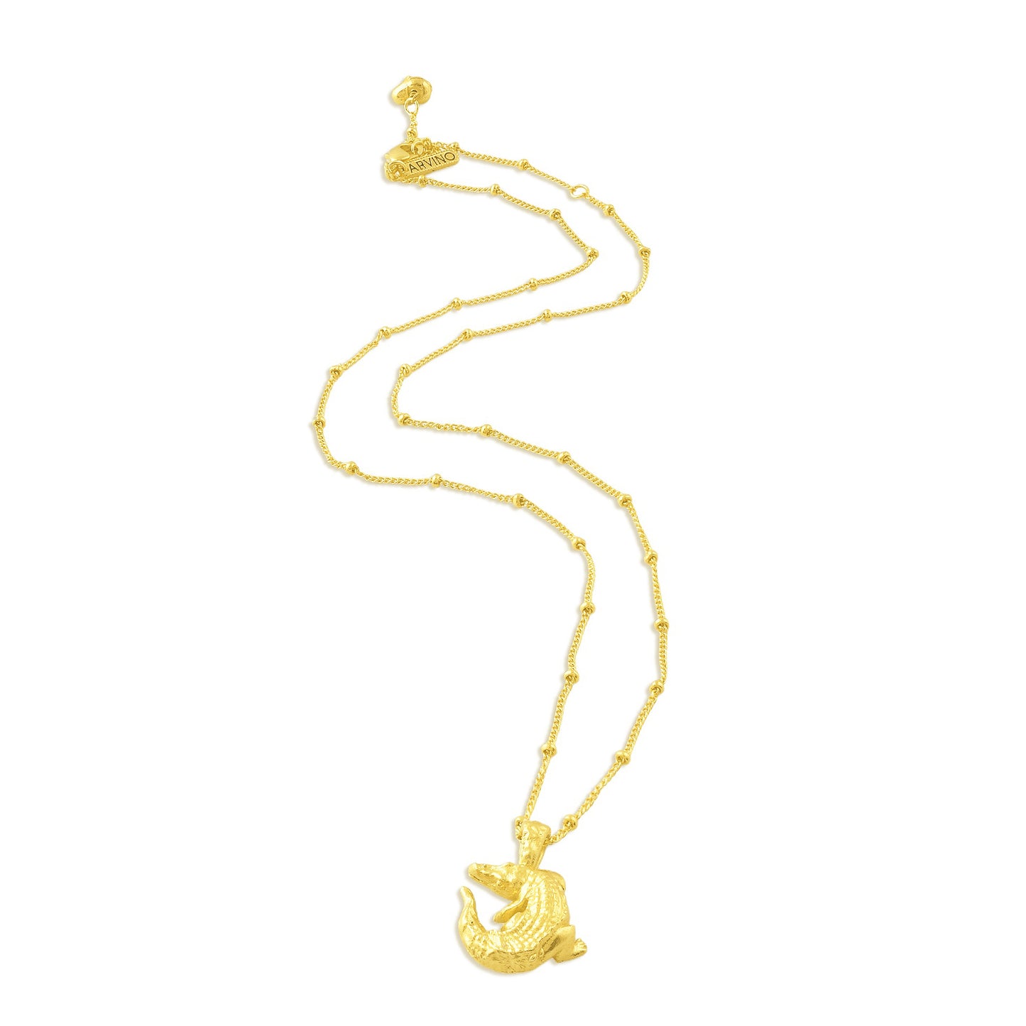 Miniature Alligator Chain Necklace