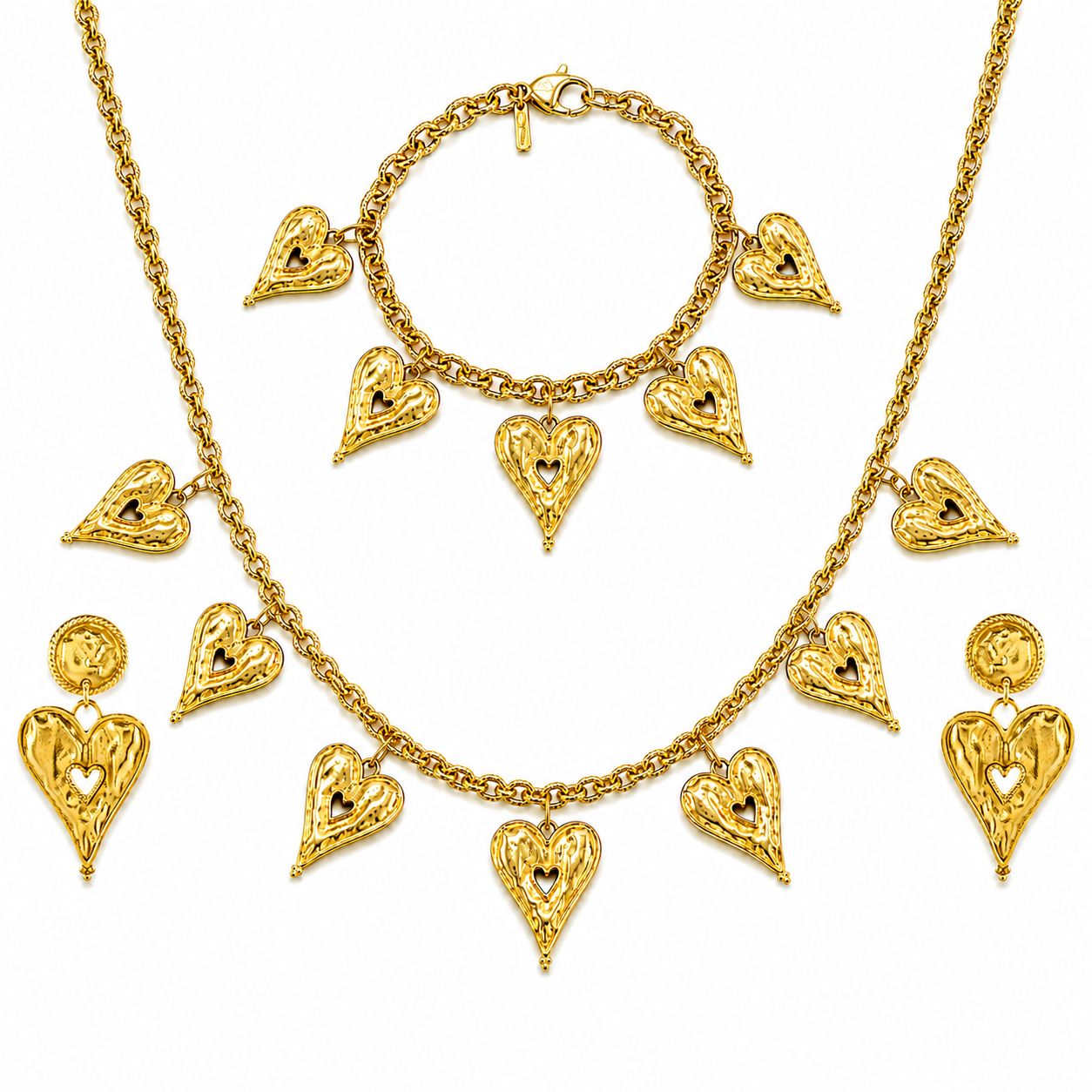 Sculpted Heart Set