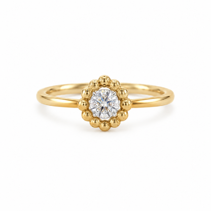 Solara 9kt Gold Lab Grown Diamond Ring