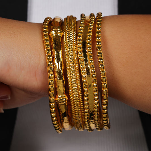 Rustic Chudi Bangle Set
