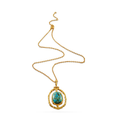 Celestial Turquoise Pendant Necklace