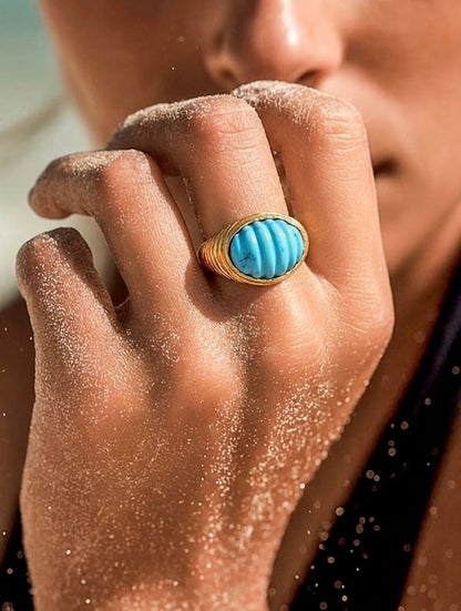 Turquoise Gold Ring