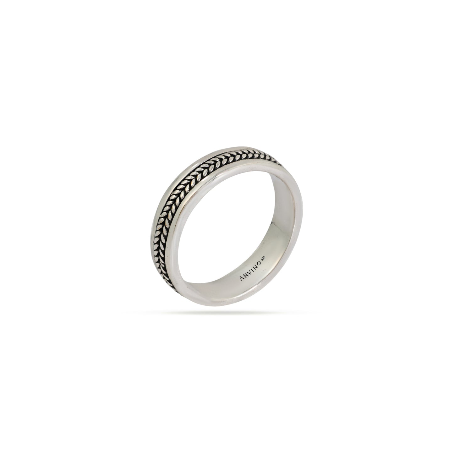 Classic Wheat 92.5 Sterling Silver Men’s Band
