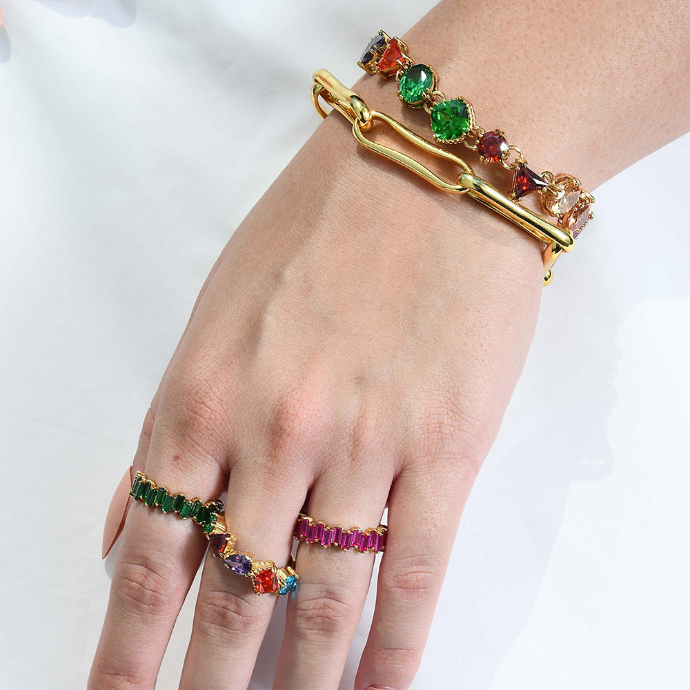 Chromatic Cascade Bracelet