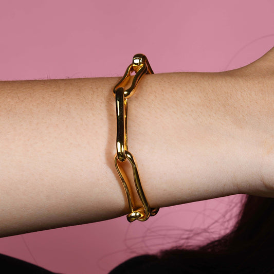 Sculpted Clip Bracelet