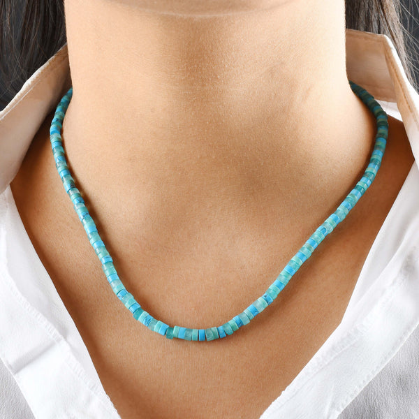Mixed Tier Beaded Necklace (Water Resistance Premium Plating)