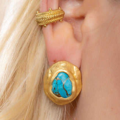 Turquoise Ocean Studs