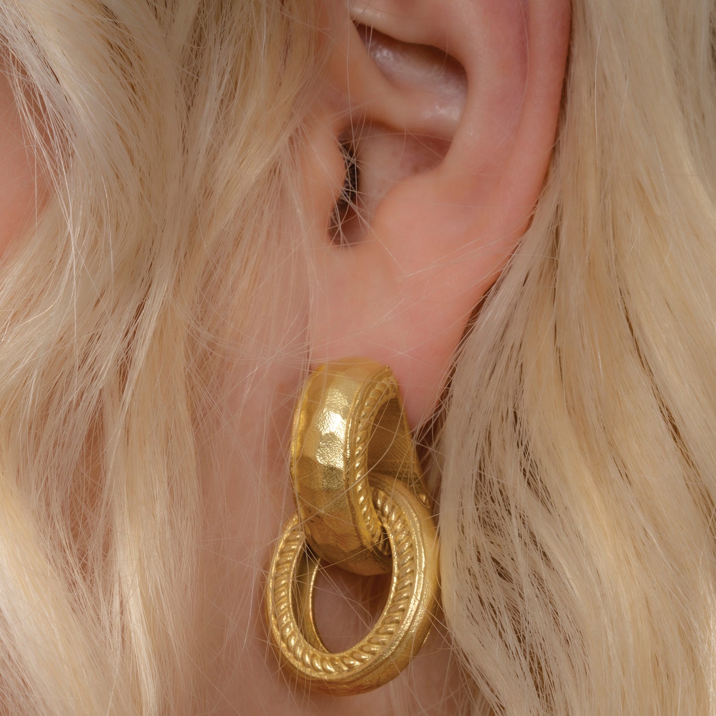 Twisted Rope Interloop Earrings