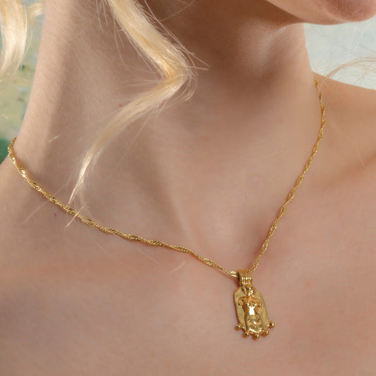 Sculpted Femme Body Necklace