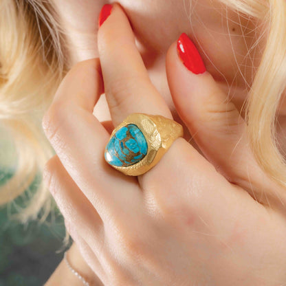 Turquoise Tide Ring