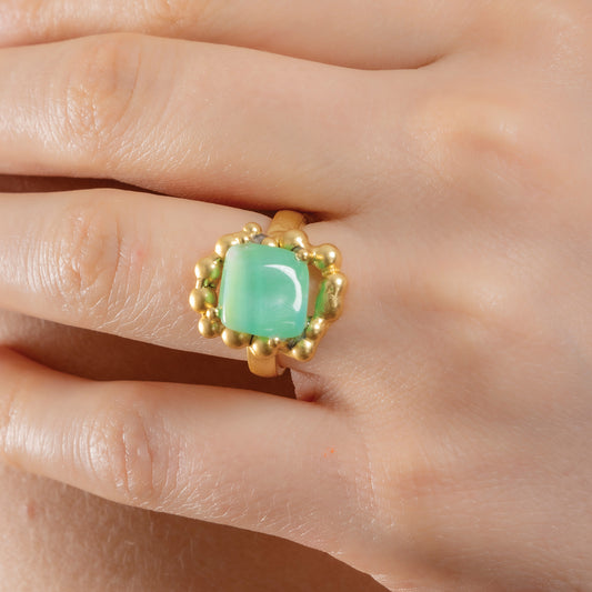 Chrysoprase Enchanter Ring