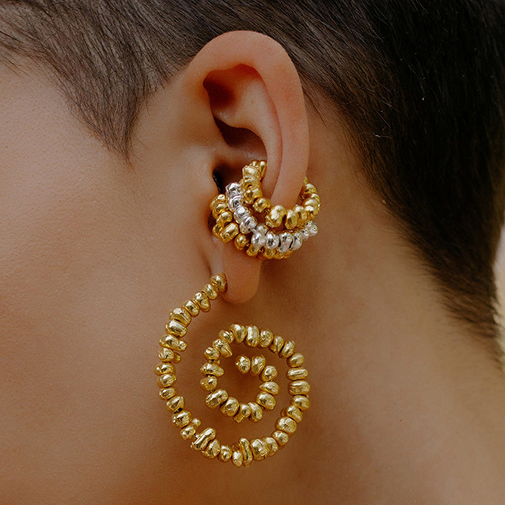 Molten Dance of Flames Earrings