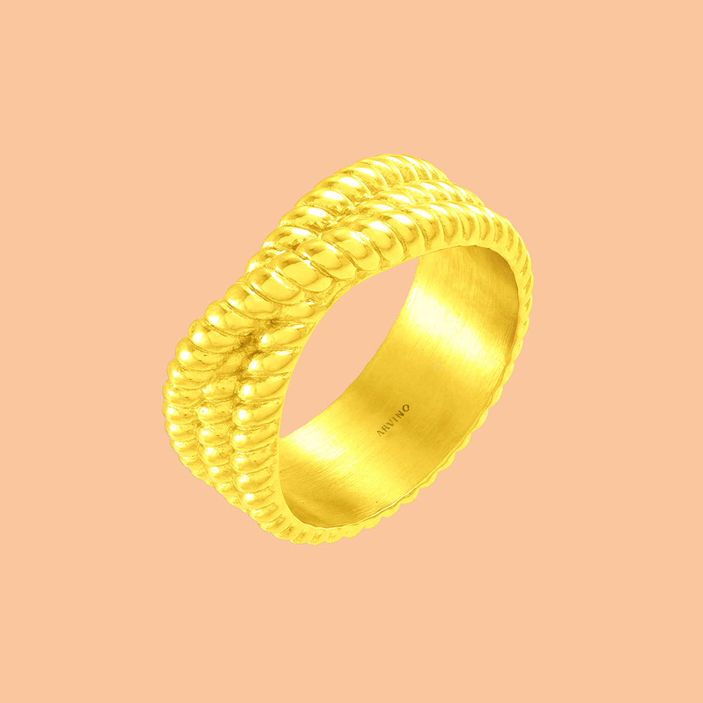 Intertwined Rope Ring