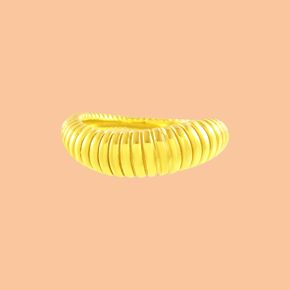Sculpted Ridge Ring