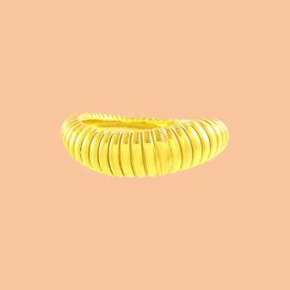 Sculpted Ridge Ring