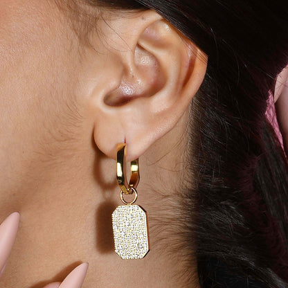Crystal Bullion Finery Earrings