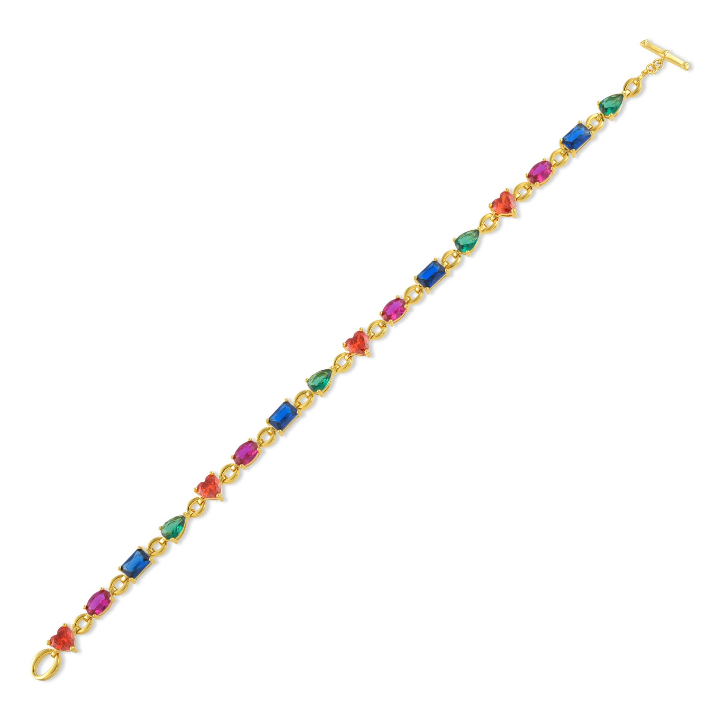 Multihued Crescendo Bracelet