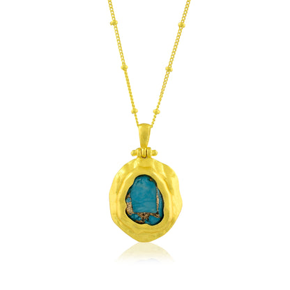 Turquoise Mineral Necklace