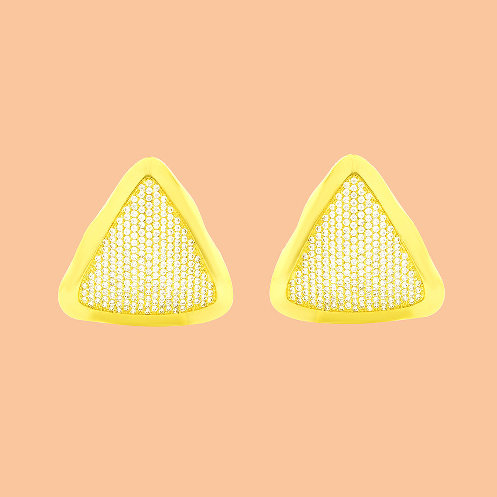 Starlit Pavé Peak Studs