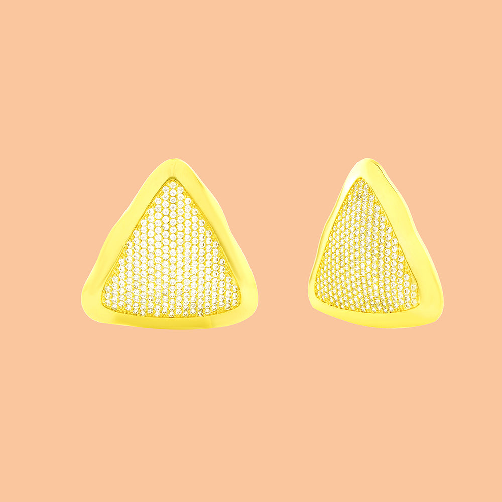 Starlit Pavé Peak Studs