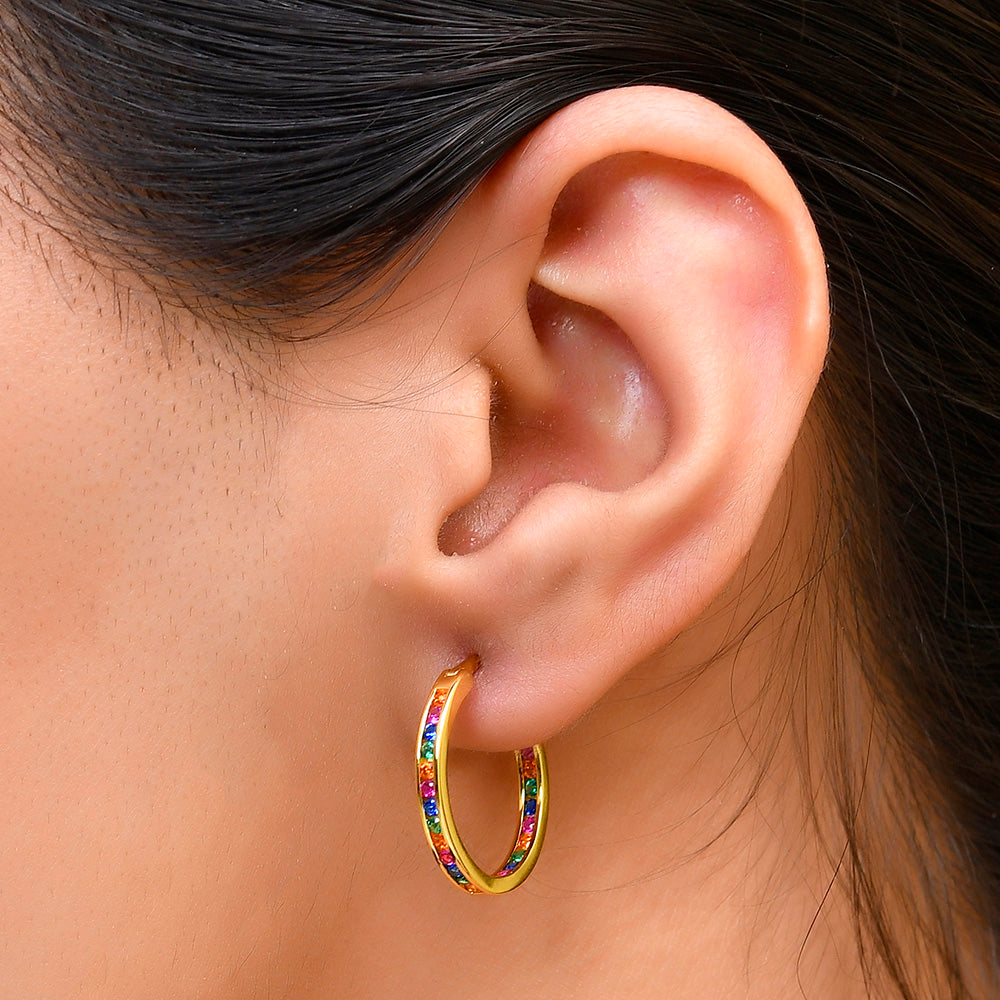 Vivid Vibrance Hoops