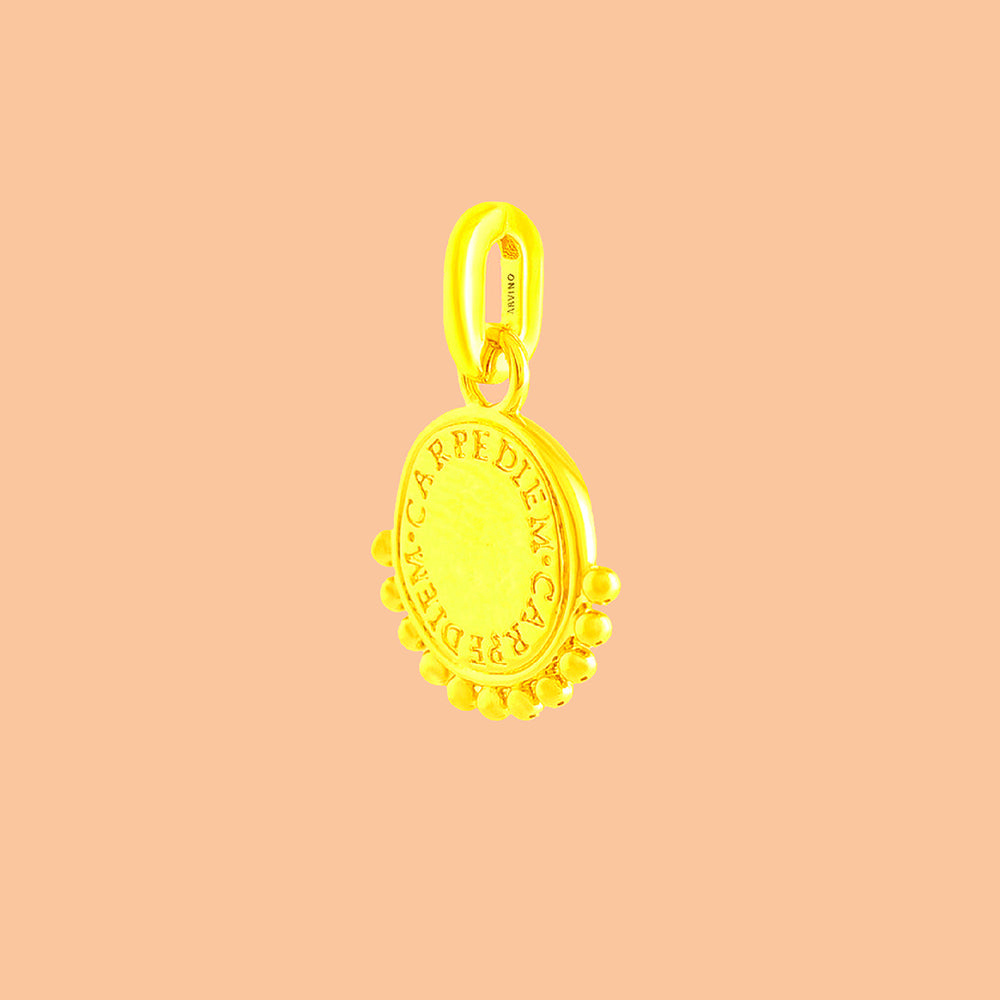 Historic Coin Carpe Diem Charm