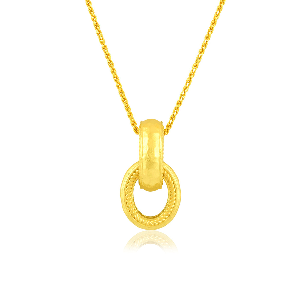 Twisted Rope Interloop Pendant