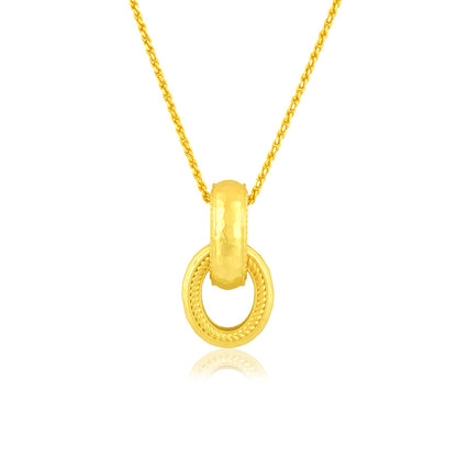 Twisted Rope Interloop Pendant