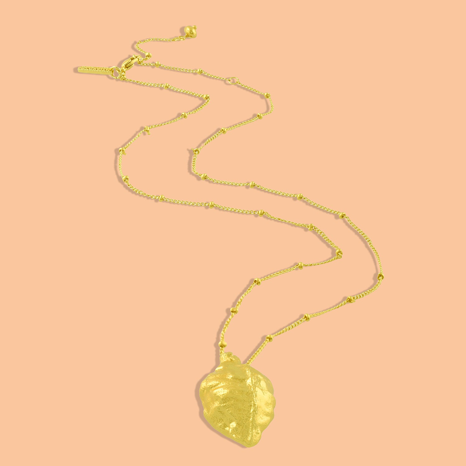 Ethical Foliage Necklace by arvino On a stable background. 