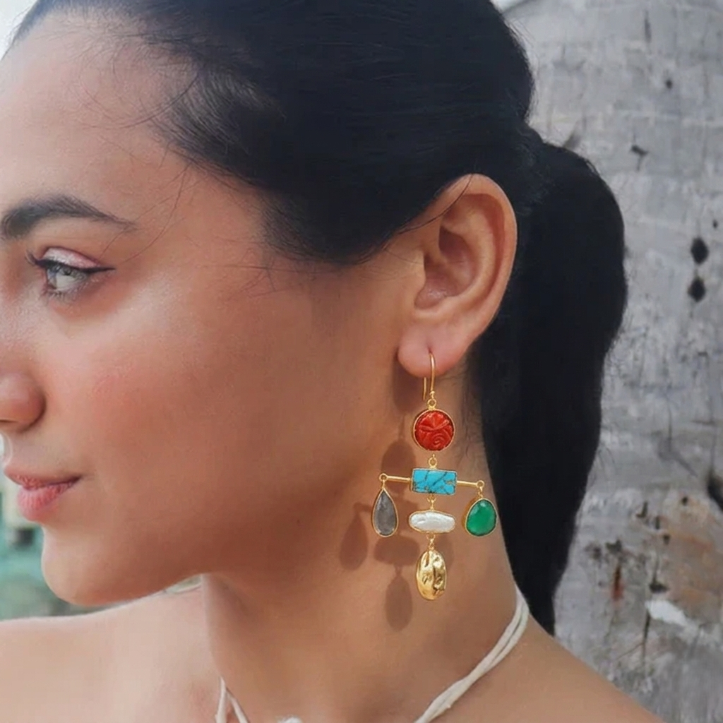 Dreamgirl - Bohemian Muse Dangler Earrings