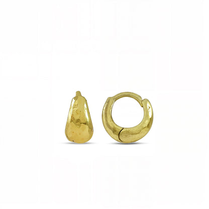 Molten Hug Hoop Earrings By arvino on a white background