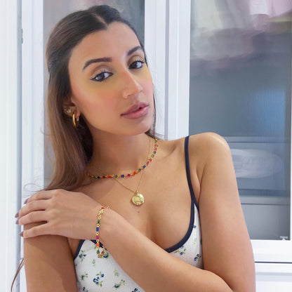 Multihued Crescendo Necklace