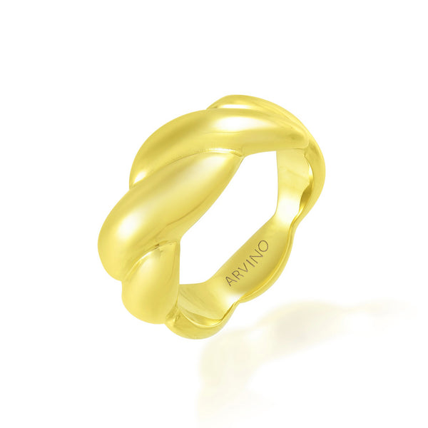 Twisted Ring (Water Resistance Premium Plating)